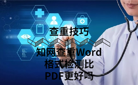 學術(shù)查重Word格式檢測比PDF更好嗎