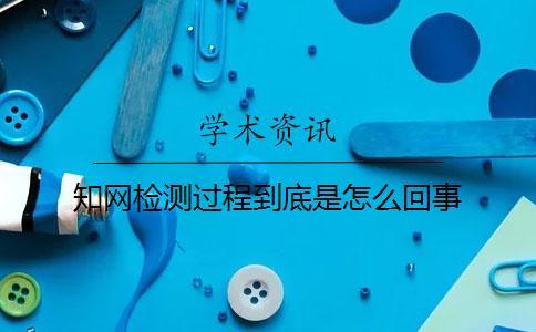 學術檢測過程到底是怎么回事？