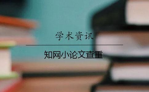 學術小論文查重